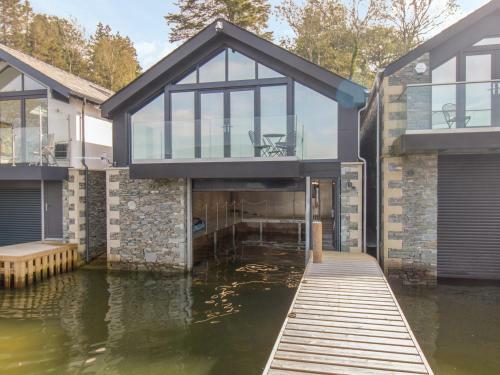 Boathouse On The Lake