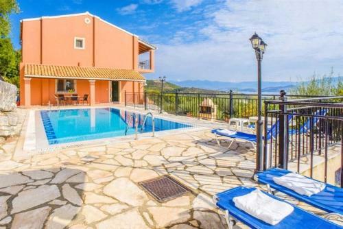 Agios Stefanos Sinion Villa Sleeps 6 Pool Air Con