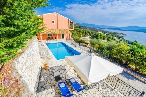 Agios Stefanos Sinion Villa Sleeps 6 Pool Air Con