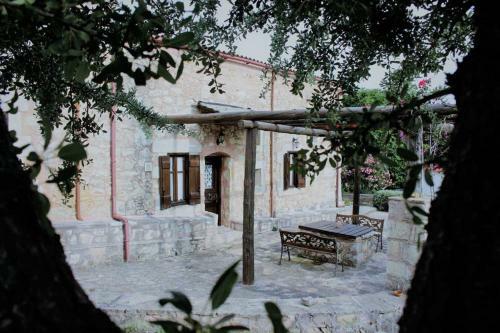 Theano Traditional House Mountain And Field View