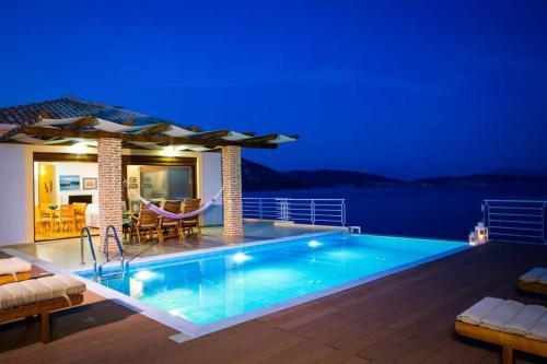 Syvota Villa Sleeps 9 Pool Air Con Wifi