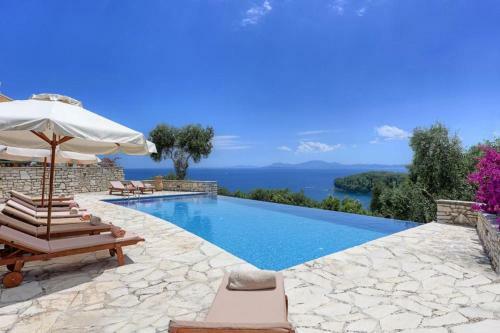 Kouloura Villa Sleeps 11 Pool Air Con Wifi