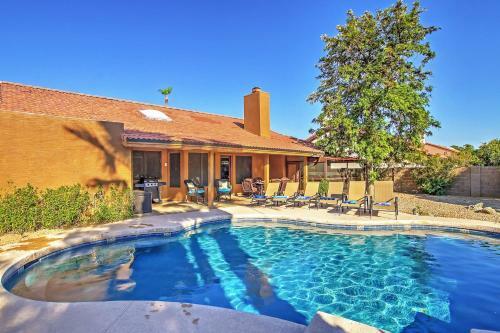 Scottsdale Home With Fireplace And Private Heated Pool!