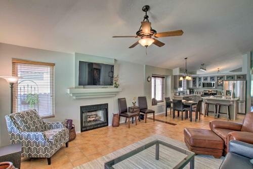 Modern Phoenix Oasis With Heated Pool, Patio And Grill