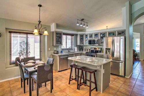 Modern Phoenix Oasis With Heated Pool, Patio And Grill