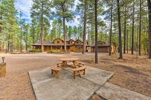 Luxe Cabin With Game Room 1 Mi To Rainbow Lake!