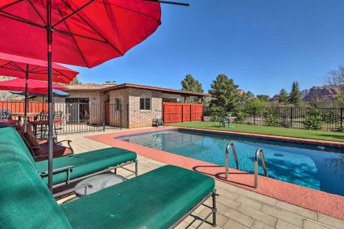 Sedona Home On 1 Acre With Pool And Red Rock Views!