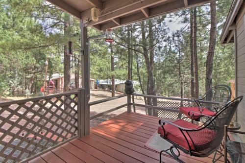 Show Low Retreat With Deck, 13 Mi To Hon-dah!