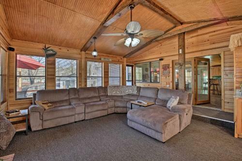 Waterfront Lake Hamilton House With Boat Dock!