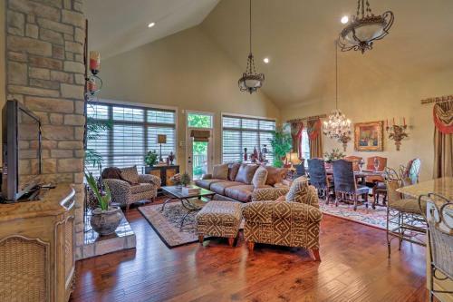 New! Riverfront Mountain Home W/ Spacious Deck!