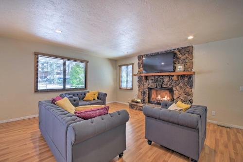 Big Bear Home With Yard - 2 Mi To Lake And Skiing!
