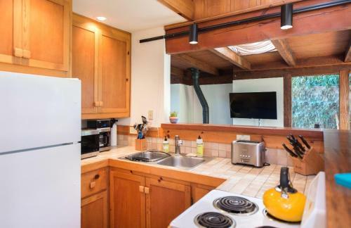 Tree Fort! Redwoods! Hot Tub!! Fire Table!! Google Smart Home!! Fast Wifi!! Dog Friendly!
