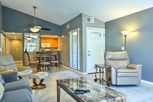 Indian Palms Country Club Townhome On Golf Course!
