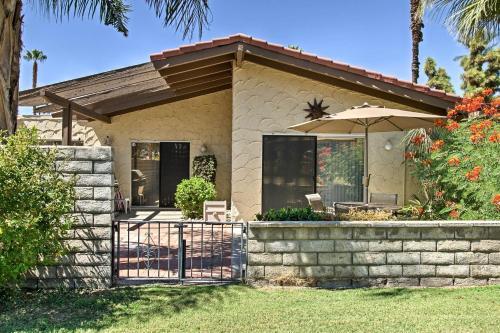 Indian Palms Country Club Townhome On Golf Course!