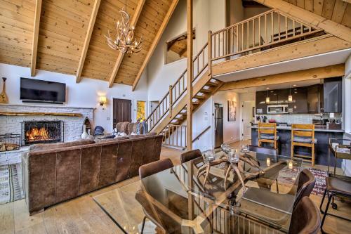 Luxury A-frame Living With Loft An Outdoor Escape!