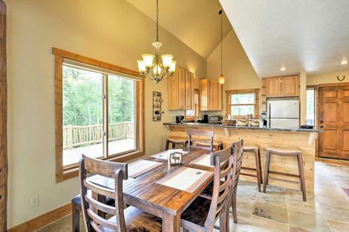 Fairplay Log Cabin With Deck And Incredible Mtn Views!