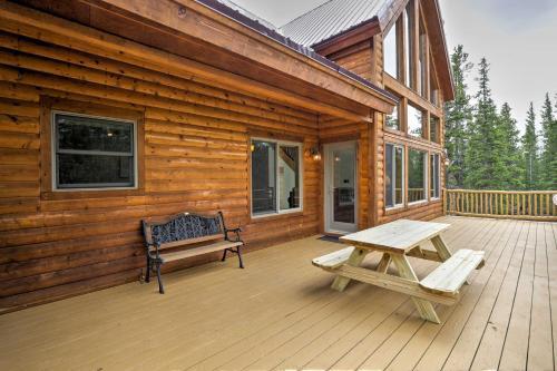Fairplay Log Cabin With Deck And Incredible Mtn Views!
