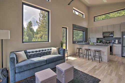 Modern Evergreen Cabin On 35 Acres With Views!