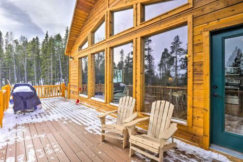 Mountainside Fairplay Cabin With Game Room And Sauna!