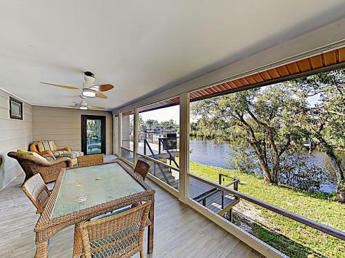 New Listing! Riverfront Home With Hot Tub & Dock Home