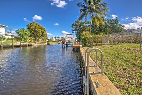 Tropical Cape Coral Home With Private Dock On Canal!