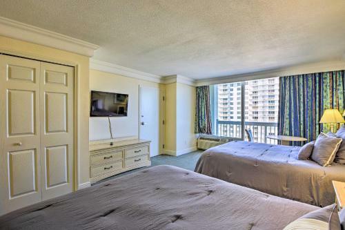 Apartamento 10th-floor Studio On Beach, Walk To Dining!