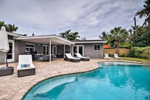 Ground-level Wilton Manors Home With Outdoor Oasis!