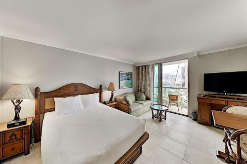 Apartamento Luana - Walkable Waikiki Studio - Gym & Pool Condo
