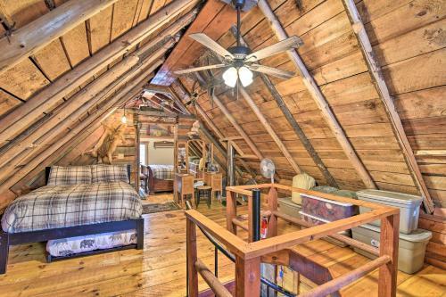Rustic Searsport Cabin Loft And Sunroom On 10 Acres