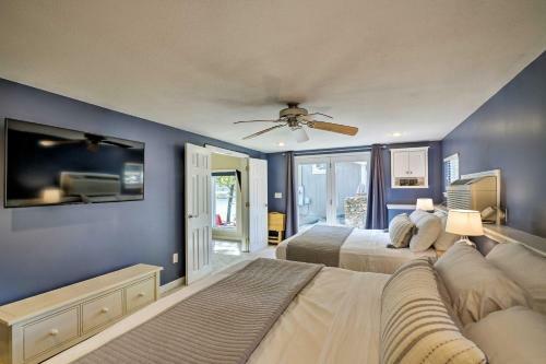 Sunrise Beach Lakeside Home With Boat Dock And Grill