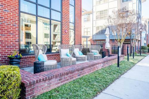Apartamento Viagem Charlotte Modern Studio Balcony And Gym