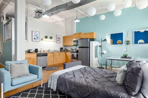 Apartamento 2br Hip Downtown Apt + Apple Tv + Wifi + Gym