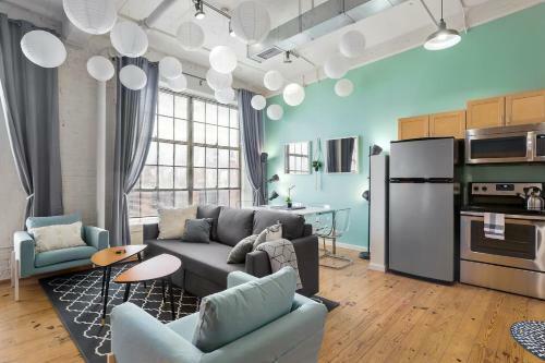 Apartamento 2br Hip Downtown Apt + Apple Tv + Wifi + Gym