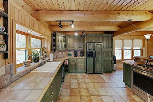 Lake Lure Waterfront At Rumbling Bald With Docks, Views And Use Home