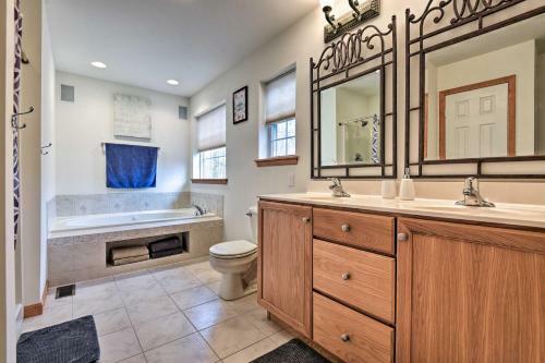 Poconos Home With Game Room, Fireplace, Deck And Hot Tub!