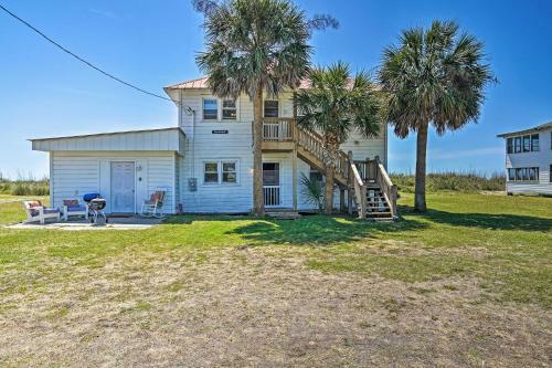 Beachfront Edisto Island Townhome With Screened Porch
