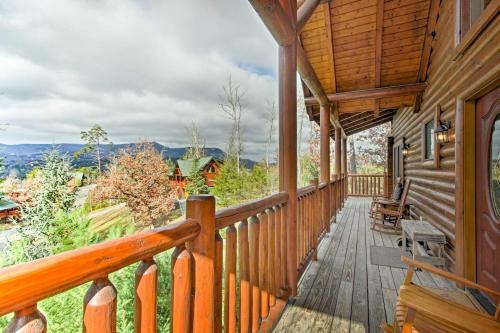 Log Cabin, 6 Mi To Great Smoky Mountains Parkway!