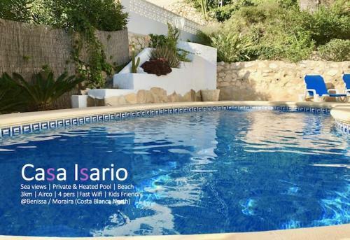 Charming Villa In Montemar With Private, Heated Pool And Sea Views