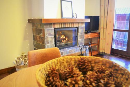 Apartament Acollidor Amb UNA Gran Llar de Foc
