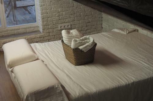 Tiny And Cute Apartment In The Roof Touching Border