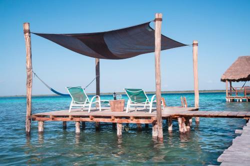 Apartamento Private Bungalow @ Bacalar 7 Colors Lagoon