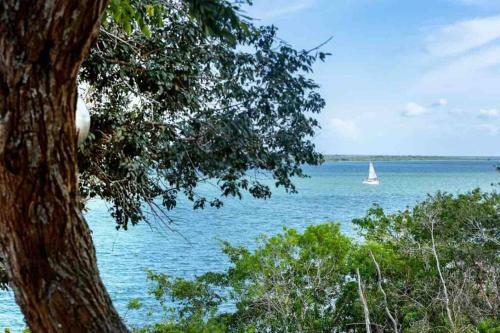 Villa Alegre Bacalar Casa de Lujo Frente A Laguna