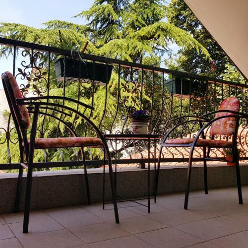 Central Studio Apartment With Parking, Balcony & Garden