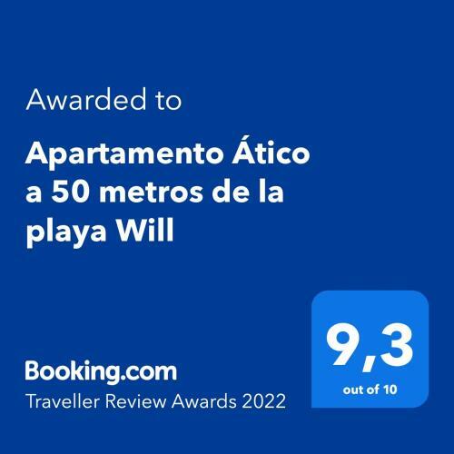 Apartamento �tico A 50 Metros de La Playa Will
