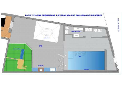 Casa T�o Peguero, Piscina Climatizada
