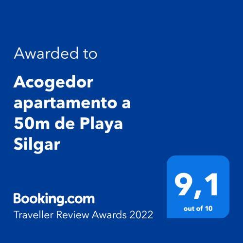 Acogedor Apartamento A 50m de Playa Silgar