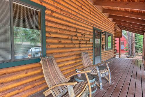 Dreamy Pinetop Log Cabin Golf, Hike And Ski!