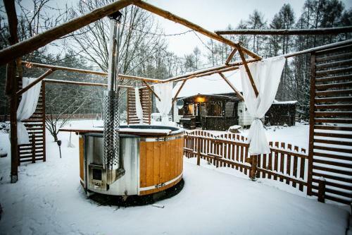Lodge Ranczo W Lesie, Jacuzzi W Ogrodzie