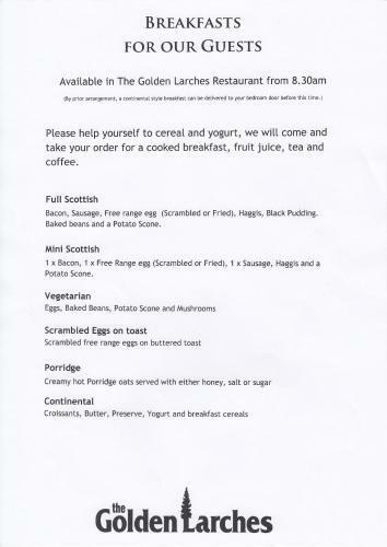 Bed & Breakfast The Golden Larches