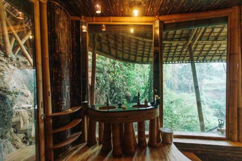 Villa Temple House 3bds Eco Bamboo House Pool River View